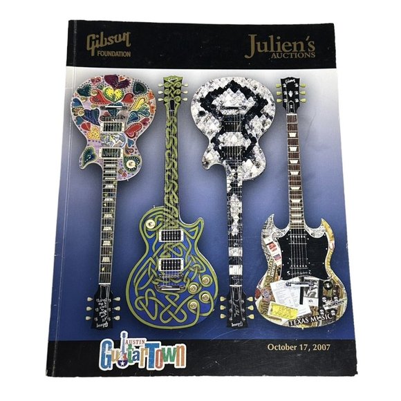 Gibson Guitar Julien's Catalog Austin TX October 17, 2007 Les Paul Joplin ZZ Top - Picture 1 of 10